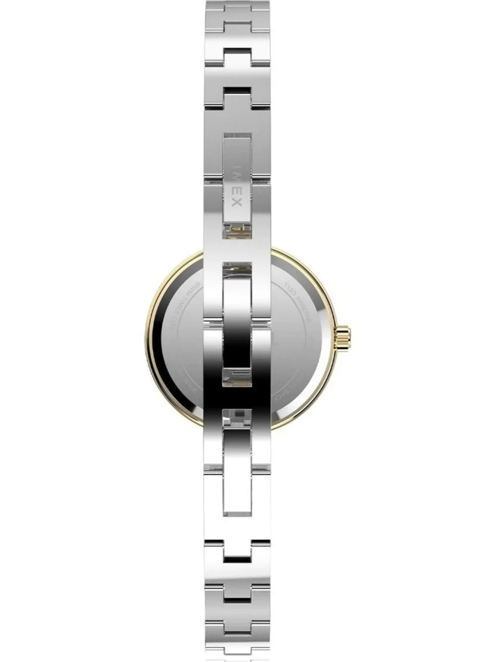 Women's Two-Tone/Gold-Tone/Silver Bracelet Sparkling Crystals Shine Wrist Watch